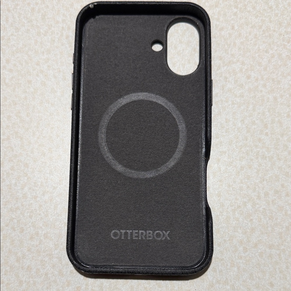 OtterBox Sleek Black Phone Case for iPhone 16 Plus